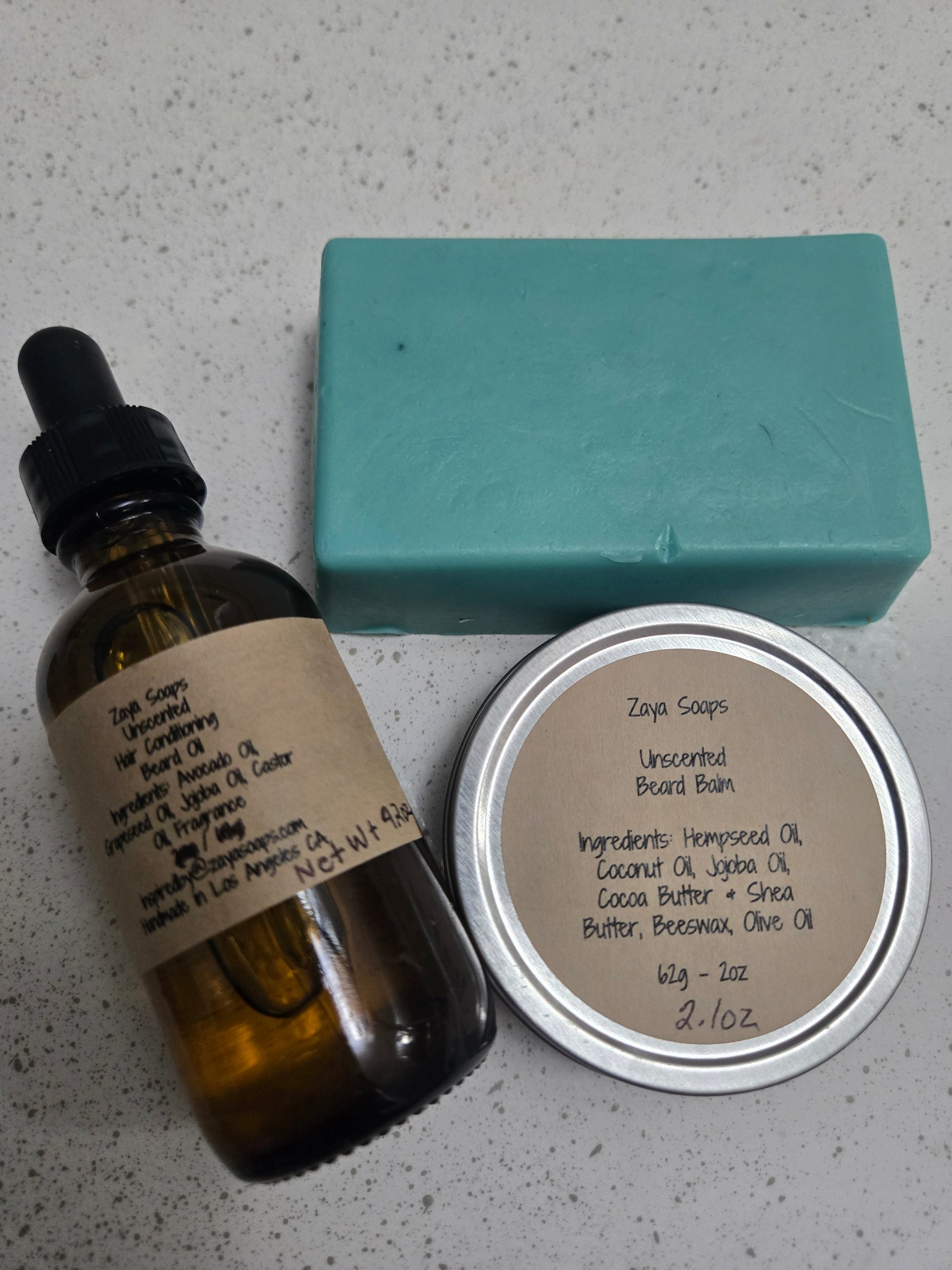 Zaya Soaps Beard Care Essentials Bundle - 