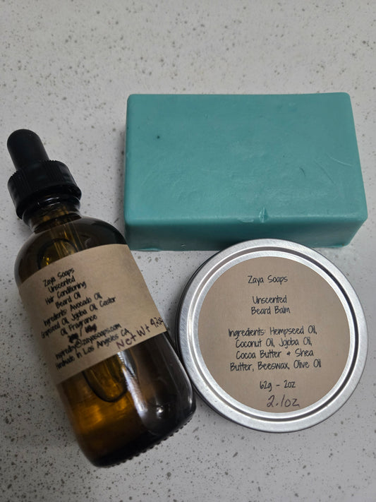 Zaya Soaps Beard Care Essentials Bundle - 